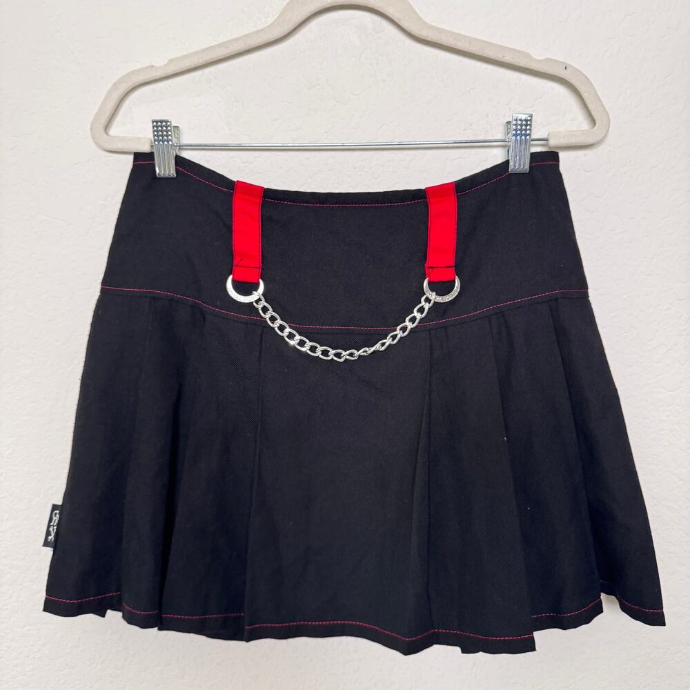 Royal Bones Daang Goodman Womens Skirt Size M Goth Punk Academia Mini Pleated